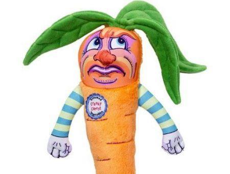Fuzzu Steamed Vegetable Cranky Carrot Dog Toy