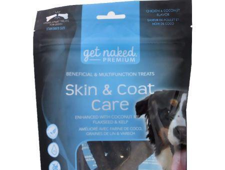 Get Naked Premium Skin & Coat Care Dog Treats - Chicken & Coconut Flavor