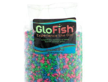 GloFish Aquarium Gravel - Pink, Green & Blue Mix