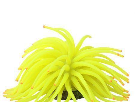 GloFish Yellow Anemone Aquarium Ornament