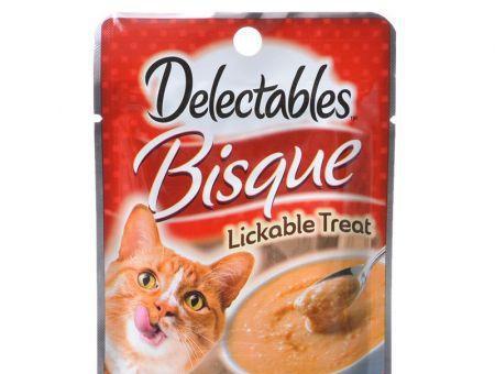 Hartz Delectables Bisque Lickable Cat Treats - Tuna & Shrimp