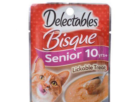 Hartz Delectables Bisque Senior Lickable Cat Treats - Tuna & Chicken