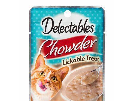 Hartz Delectables Chowder Cat Treat - Tuna & Whitefish