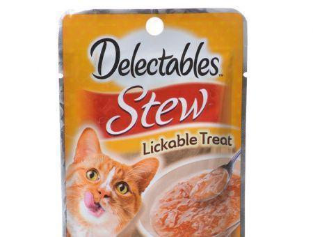 Hartz Delectables Stew Lickable Cat Treats - Chicken & Tuna