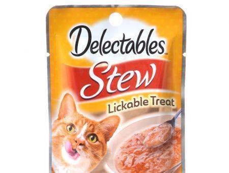 Hartz Delectables Stew Lickable Cat Treats - Tuna & Whitefish