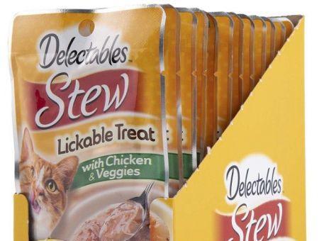 Hartz Delectables Stew Lickable Treat for Cats - Chicken & Veggies