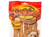 Hartz Oinkies Pig Skin Twists - Peanut Butter Flavor-Dog-www.YourFishStore.com
