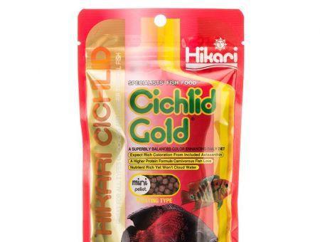Hikari Cichlid Gold Color Enhancing Fish Food - Mini Pellet