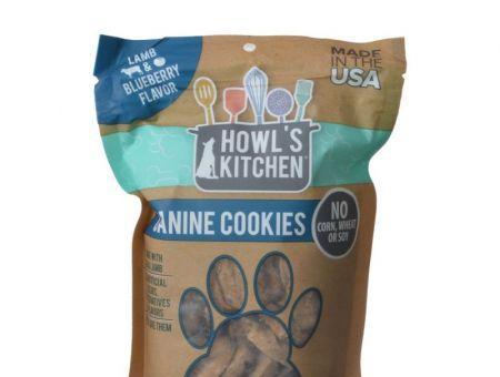 Howl's Kitchen Canine Cookies Skin & Coat Formula - Lamb & Blueberry Flavor-Dog-www.YourFishStore.com