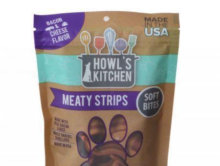 Howl's Kitchen Meaty Strips Soft Bites - Bacon & Cheese Flavor