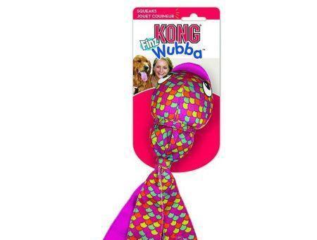 KONG Wubba Finz Pink Dog Toy