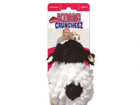 Kong Barnyard Cruncheez Plush Cow Dog Toy
