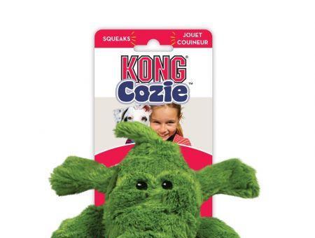 Kong Cozie Plush Toy - Small Aligator Dog Toy