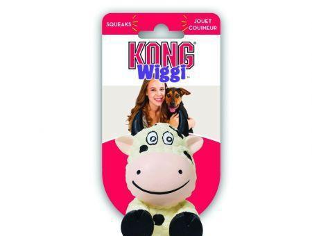 Kong Wiggi Cow Dog Toy