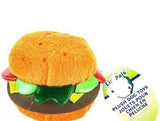 Li'l Pals Plush Hamburger Dog Toy-Dog-www.YourFishStore.com