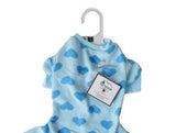 Lookin Good Heart Fleece Dog Pajamas - Blue-Dog-www.YourFishStore.com