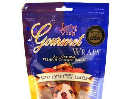 Loving Pets Gourmet Sweet Potato & Chicken Wraps