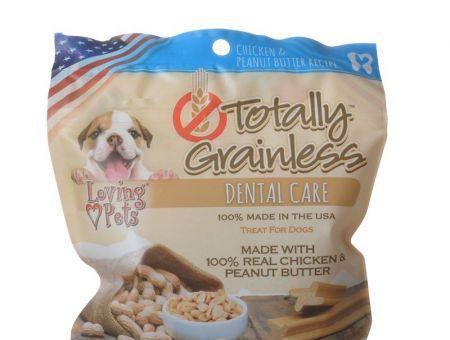 Loving Pets Totally Grainless Dental Care Chews - Chicken & Peanut Butter