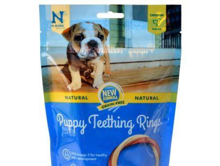 N-Bone Grain Free Puppy Teething Rings - Chicken Flavor