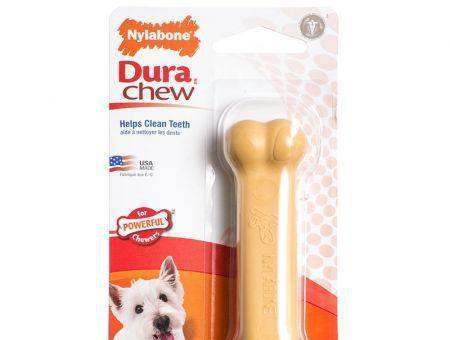 Nylabone Dura Chew Dog Bone - Peanut Butter Flavor