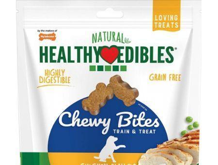 Nylabone Natural Healthy Edibles Chicken Chewy Bites Dog Treats