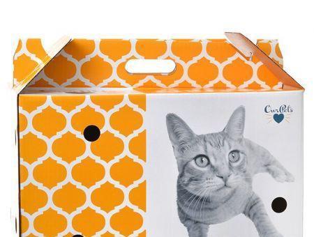 OurPets Cosmic Catnip Pet Shuttle Cardboard Carrier