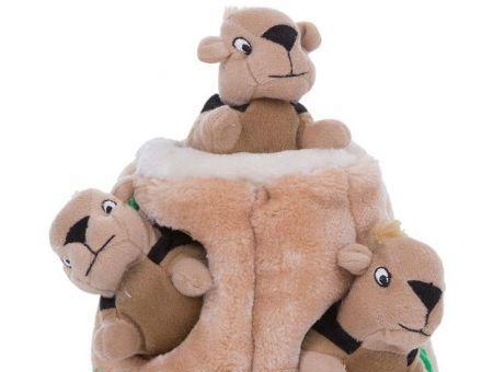 Outward Hound Plush Hide-A-Squirrel Puzzle Dog Toy