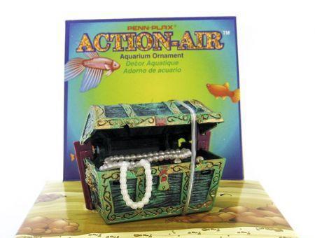 Penn Plax Action Aerating Mini Treasure Chest