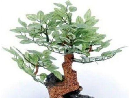 Penn Plax Bonsai Tree on Rock Aquarium Ornament