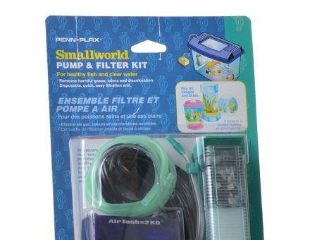 Penn Plax Smallworld Air Pump & Water Filter Kit