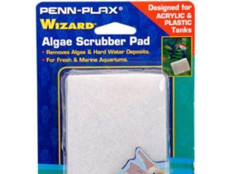 Penn Plax Wizard Algae Scrubber Pad for Acrylic or Glass Aquariums