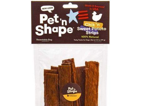 Pet 'n Shape Natural Chik 'n Sweet Potato Strips Dog Treats