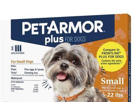 PetArmor Plus Flea and Tick Treatment for Small Dogs (5-22 Pounds)