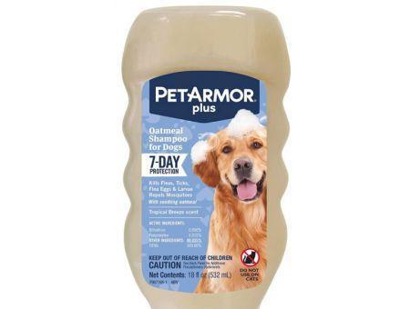PetArmor Plus Oatmeal Shampoo for Dogs 7-Day Protection