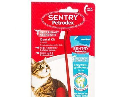 Petrodex Dental Kit for Cats with Enzymatic Toothpaste