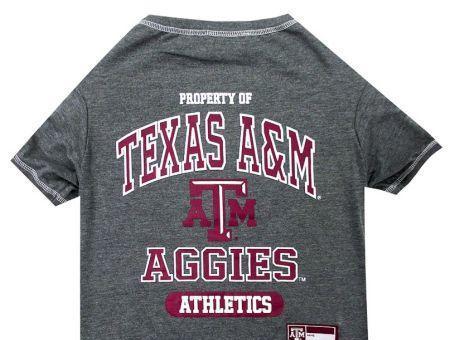 Pets First Texas A & M Tee Shirt for Dogs and Cats