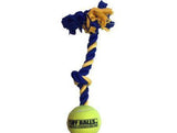 Petsport Mini 3-Knot Cotton Rope with Tuff Ball-Dog-www.YourFishStore.com