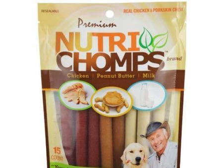 Pork Chomps Premium Nutri Chomps Assorted Flavor Twist - MIni