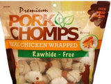 Pork Chomps Premium Real Chicken Wrapped Knotz - Regular-Dog-www.YourFishStore.com