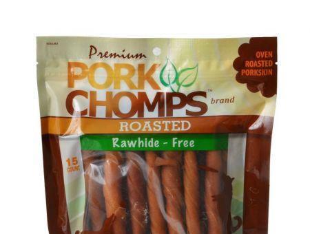 Pork Chomps Twistz Pork Chews - Roasted