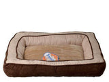Precision Pet Snoozzy Chevron Chenille Gusset Dog Bed - Chocolate-Dog-www.YourFishStore.com