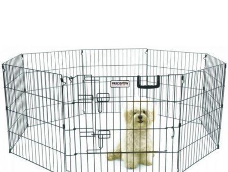 Precision Pet Ultimate Play Yard Exercise Pen - Black-Dog-www.YourFishStore.com