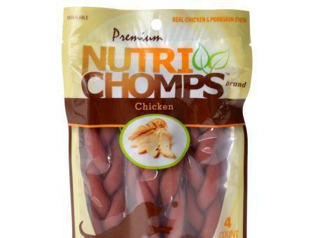 Premium Nutri Chomps Chicken Flavor Braids