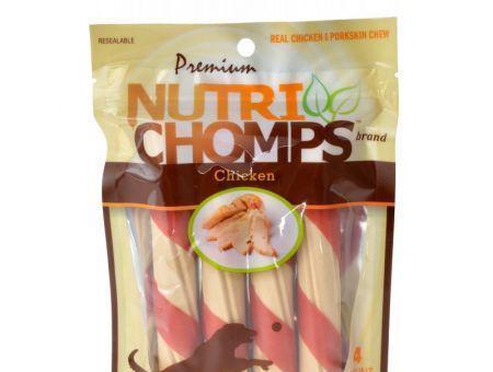 Premium Nutri Chomps Chicken Wrapped Twists-Dog-www.YourFishStore.com