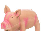 Rascals Latex Grunting Pig Dog Toy - Pink-Dog-www.YourFishStore.com