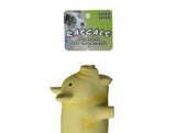 Rascals Latex Grunting Pig Dog Toy - Yellow-Dog-www.YourFishStore.com