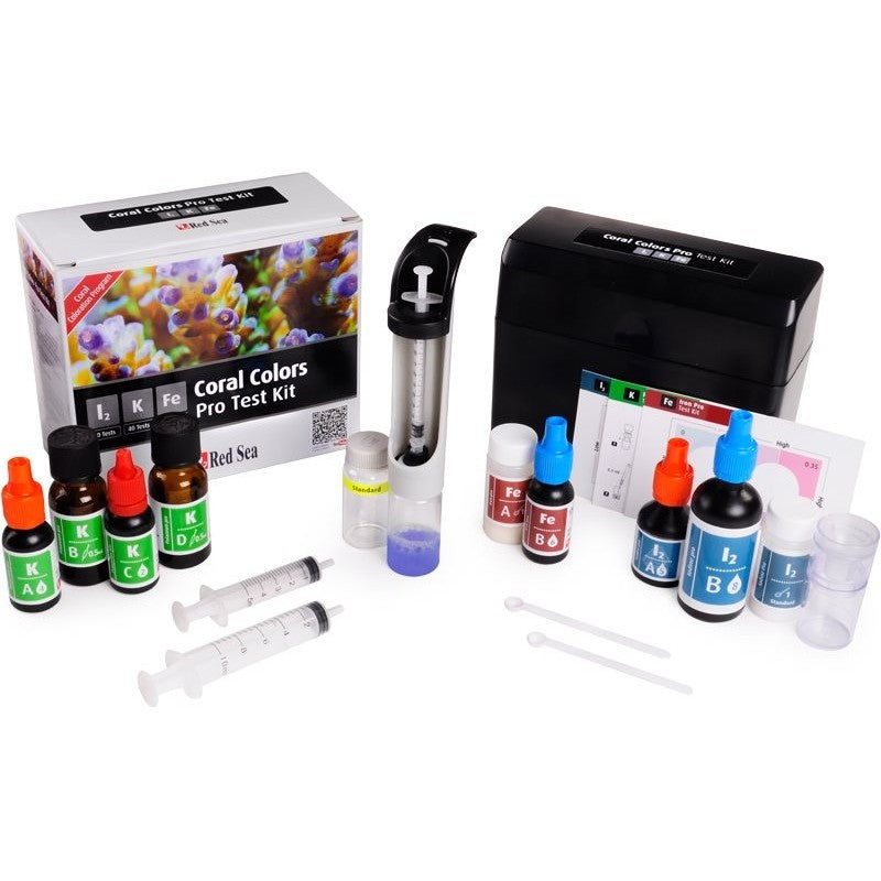 Reef Coral Colors Pro I2/K/Fe Multi Test Kit Red Sea
