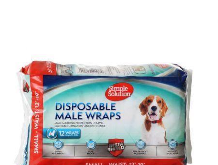 Simple Solution Disposable Male Wraps - Small