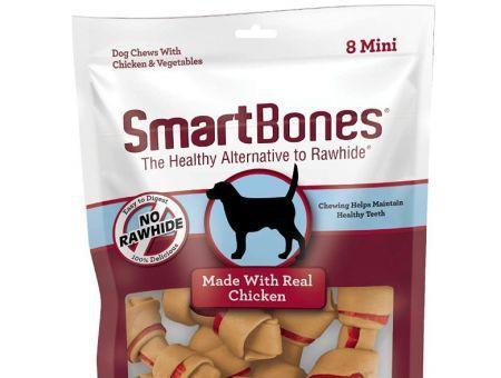 SmartBones Mini Vegetable and ChickenBones Rawhide Free Dog Chew