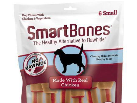 SmartBones Small Vegetable and ChickenBones Rawhide Free Dog Chew